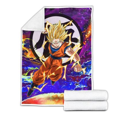 Goku Super Saiyan Fleece Blanket Custom Dragon Ball Anime Galaxy Style 2 perfectivy com 650x - Dragon Ball Z Store