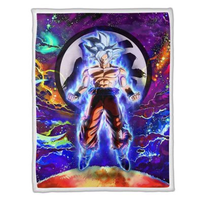 Goku Ultra Instinct Fleece Blanket Custom Dragon Ball Anime Galaxy Style 1 perfectivy com 650x - Dragon Ball Z Store