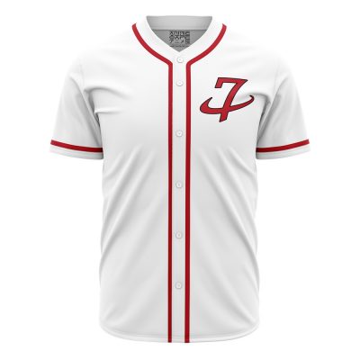 Goku Universe 7 Dragon Ball Z AOP Baseball Jersey FRONT Mockup - Dragon Ball Z Store