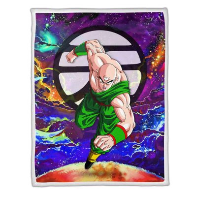 Tenshinhan Fleece Blanket Custom Dragon Ball Anime Galaxy Style 1 perfectivy com 650x - Dragon Ball Z Store