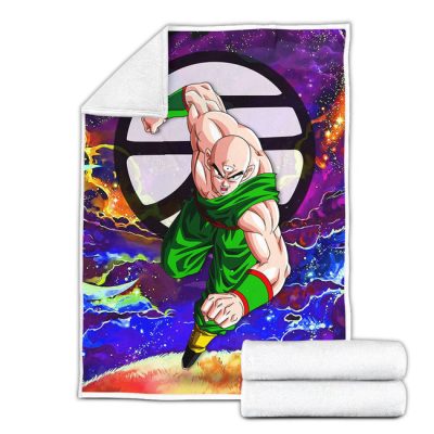 Tenshinhan Fleece Blanket Custom Dragon Ball Anime Galaxy Style 2 perfectivy com 650x - Dragon Ball Z Store