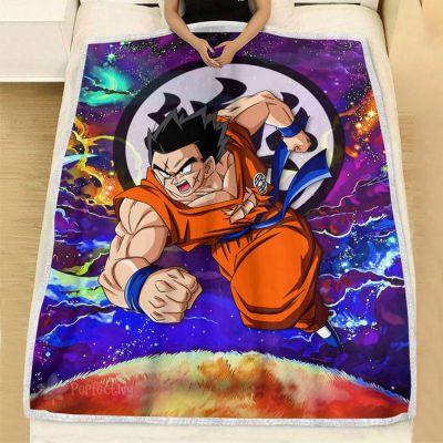 Yamcha Fleece Blanket Custom Dragon Ball Anime Galaxy Style 4 perfectivy com 650x - Dragon Ball Z Store