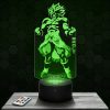 lampe 3d dragon ball z broly texte - Dragon Ball Z Store