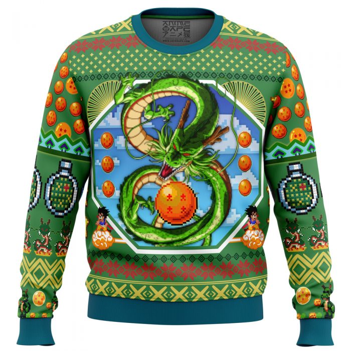 shenron flying Sweater front - Dragon Ball Z Store