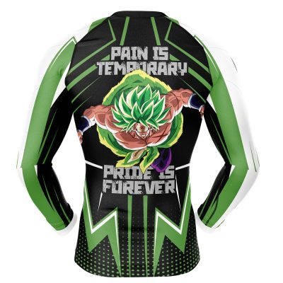 Broly Compression Shirt Rash Guard back - Dragon Ball Z Store