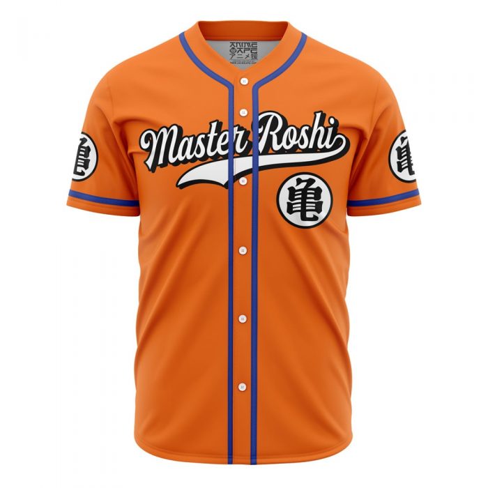 Master Roshi Kame DBZ AOP Baseball Jersey AOP Baseball Jersey FRONT Mockup - Dragon Ball Z Store