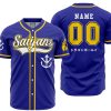 Personalized Saiyan Vegeta DBZ AOP Baseball Jersey MAIN Mockup - Dragon Ball Z Store