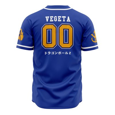 Saiyan Vegeta V2 Dragon Ball Z AOP Baseball Jersey BACK Mockup - Dragon Ball Z Store