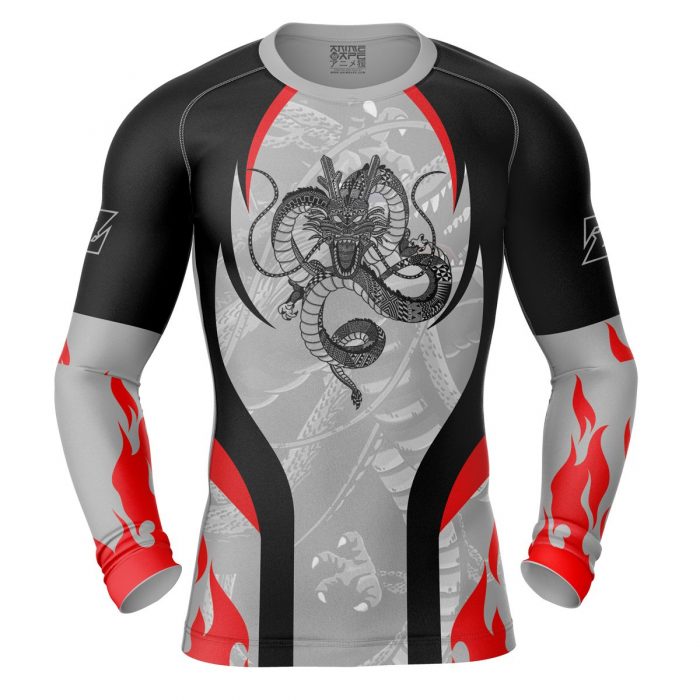 Shenron Compression Shirt Rash Guard front - Dragon Ball Z Store