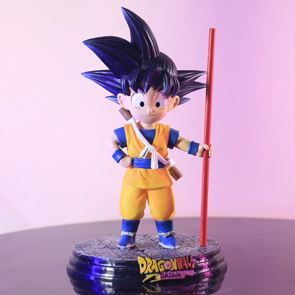 kf Sa4fa1e0c52fb449d9731e21fc28018beS 18cm Dragon Ball Anime Figure Daima Goku Figures Super Saiyan Son Goku Cute Figurine Statue Model - Dragon Ball Z Store